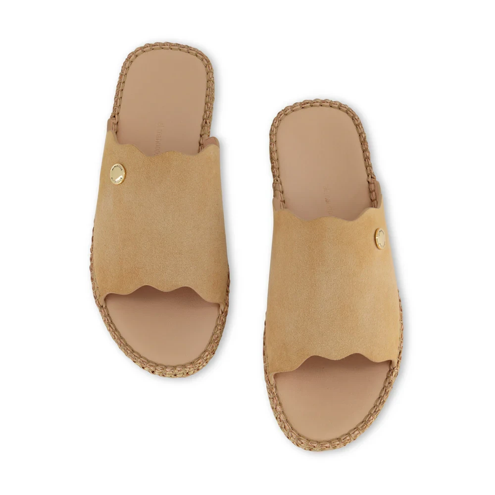 Espadrille Suede Leather Sandal 6617