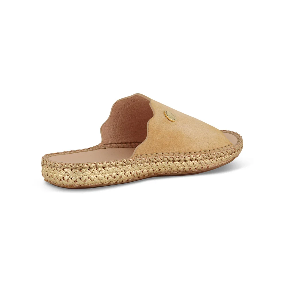 Espadrille Suede Leather Sandal 6617
